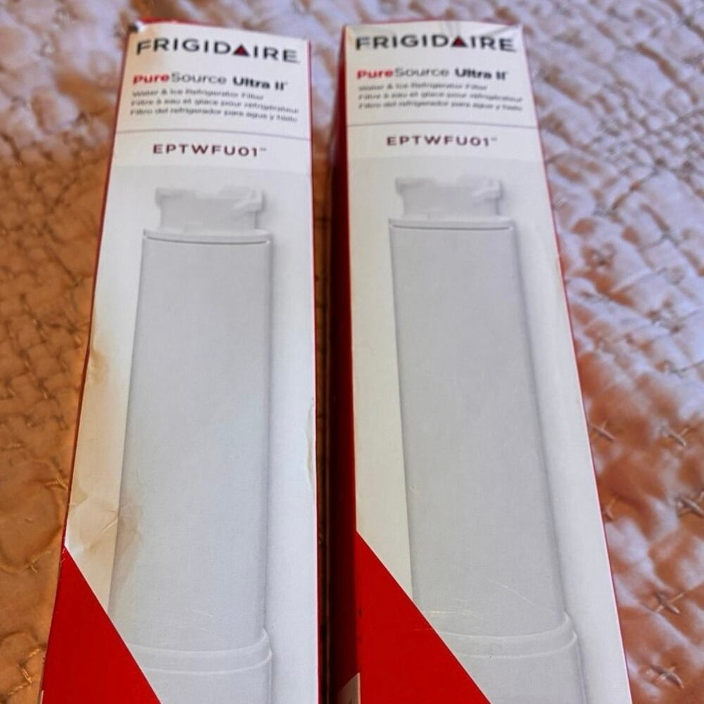 2 Frigidaire PureSource Ultra II EPTWFU01 Refrigerator Water Filters Genuine OEM